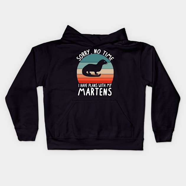 Plans with marten design friends wild animal lovers Kids Hoodie by FindYourFavouriteDesign